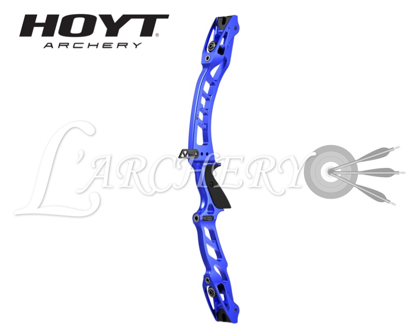 Hoyt RCRV Podium poignée (Droitier, Bleu Cobalt)