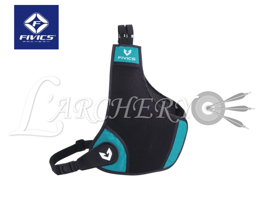Fivics Plastron A2 (Small, Droitier, Bleu)